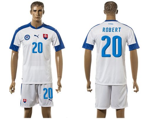 Slovakia #20 Robert Home Soccer Country Jersey - Click Image to Close